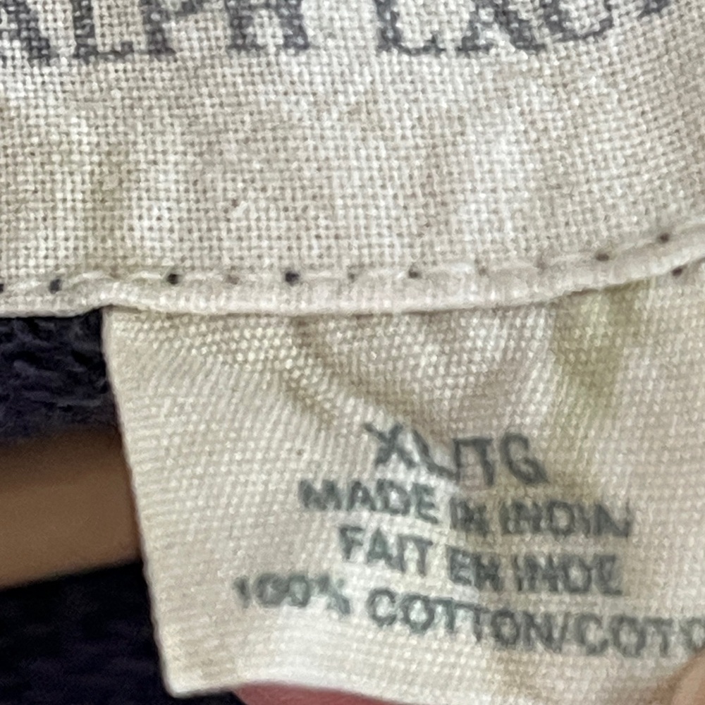 Ralph Lauren Denim & Supply Vintage US Stars Pattern Hoodie Sweatshirt XL - Picture 12 of 13